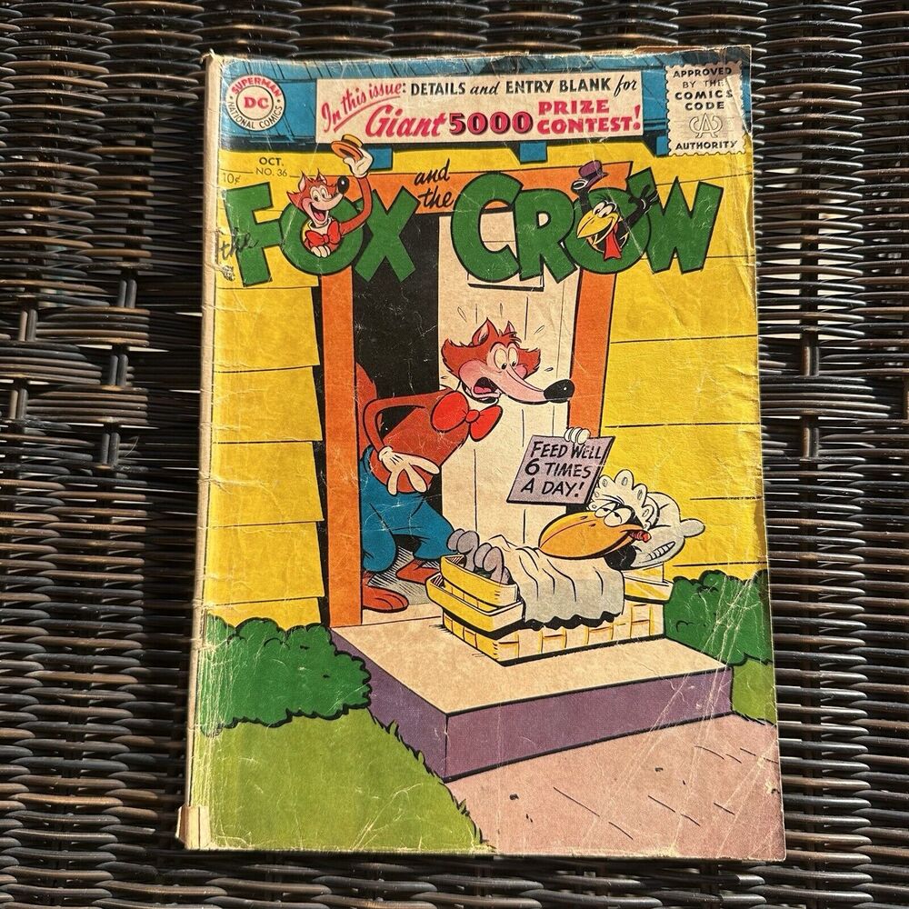 DC Comics Fox And The Crow No. 36 10 cent issue‎